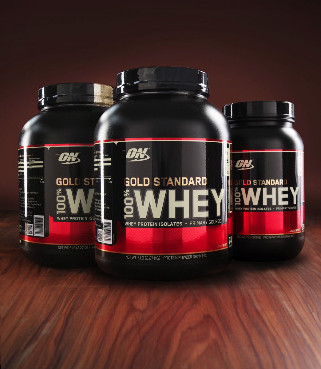 100% Whey Gold Standard 5lb cinnamon - ON